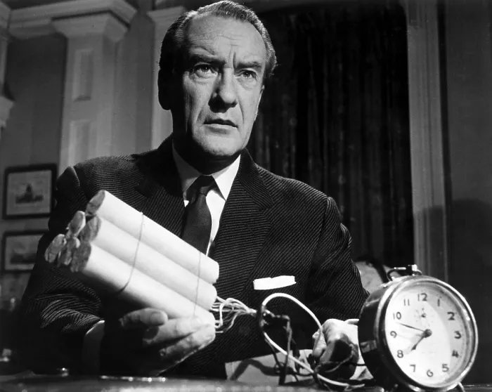 Framed Print : VILLAGE OF THE DAMNED, George Sanders, 1960