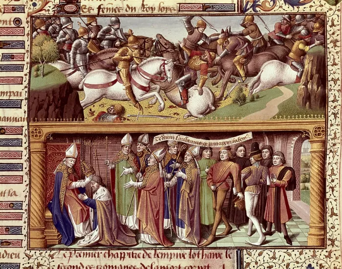 Framed Print : VINCENT of BEAUVAIS (1190-1264). Speculum historiale. ca. 1460 Framed Print : VINCENT of BEAUVAIS (1190-1264). Speculum historiale. ca. 1460