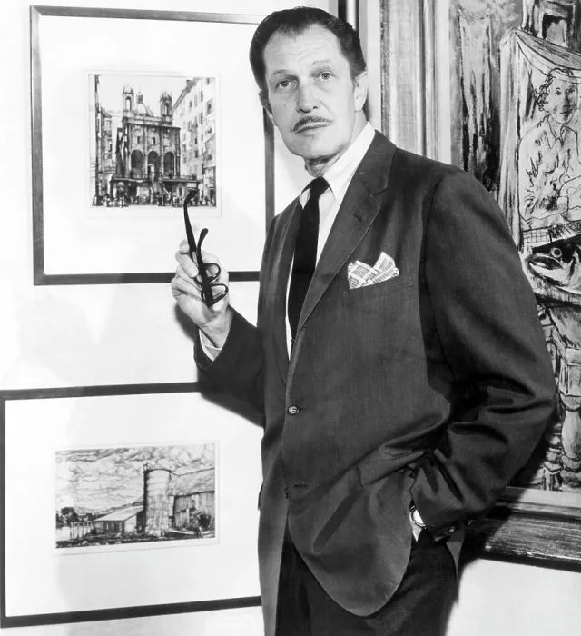 Framed Print : Vincent Price (1911- 1993), American actor, circa 1965. Courtesy: CSU Archives / Everett Collection