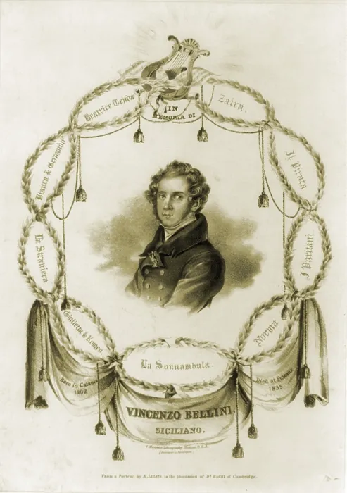 Framed Print : Vincenzo Bellini (1801-1835) Italian composer best known for the opera NORMA (1831) Framed Print : Vincenzo Bellini (1801-1835) Italian composer best known for the opera NORMA (1831)