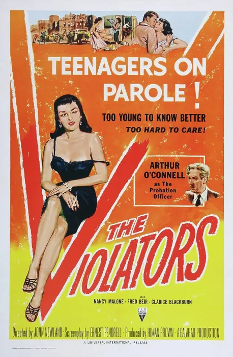 Framed Print : THE VIOLATORS, US poster art, bottom left: Arthur O'Connell, 1957 Framed Print : THE VIOLATORS, US poster art, bottom left: Arthur O'Connell, 1957
