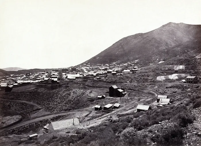 Framed Print : Virginia City, Nevada. Photo by Timothy O'Sullivan. Albumen print, 1867 Framed Print : Virginia City, Nevada. Photo by Timothy O'Sullivan. Albumen print, 1867