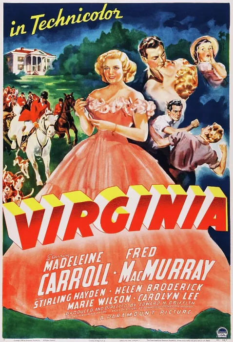 Framed Print : VIRGINIA, US poster, Madeleine Carroll (center), kissing from left: Fred MacMurray, Madeleine Carroll, Carolyn Lee (top right), 1941 Framed Print : VIRGINIA, US poster, Madeleine Carroll (center), kissing from left: Fred MacMurray, Madeleine Carroll, Carolyn Lee (top right), 1941