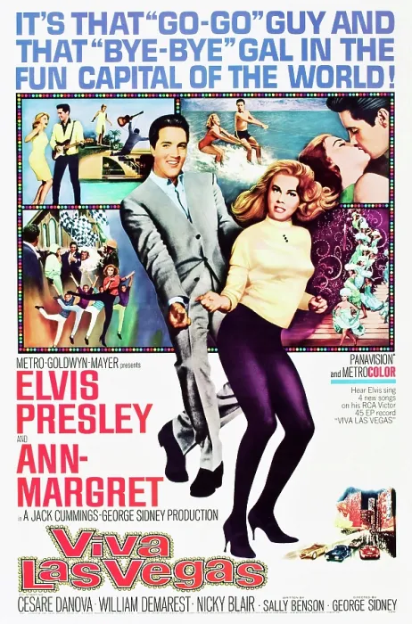 Framed Print : VIVA LAS VEGAS, center, left to right: Elvis Presley, Ann-Margret, 1964 Framed Print : VIVA LAS VEGAS, center, left to right: Elvis Presley, Ann-Margret, 1964