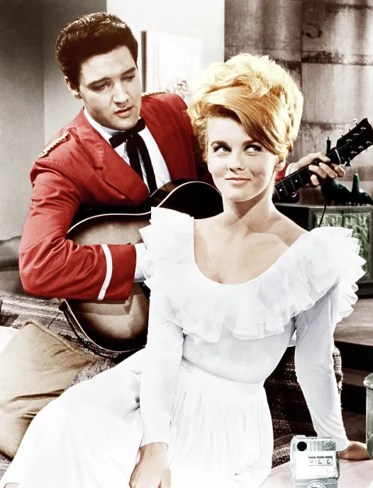 Framed Print : VIVA LAS VEGAS, from left: Elvis Presley, Ann-Margret, 1964