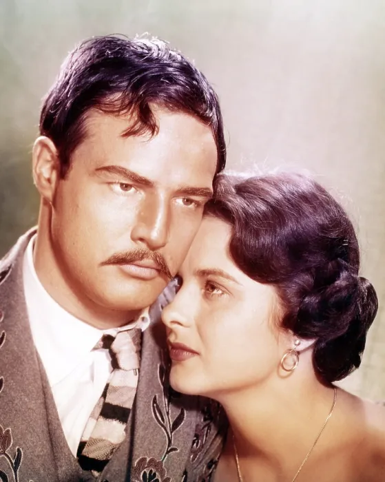Framed Print : VIVA ZAPATA!, from left: Marlon Brando as Emilio Zapata, Jean Peters, 1952, TM & Copyright 20th Century Fox Film Corp. / courtesy Everett Collection Framed Print : VIVA ZAPATA!, from left: Marlon Brando as Emilio Zapata, Jean Peters, 1952, TM & Copyright 20th Century Fox Film Corp. / courtesy Everett Collection