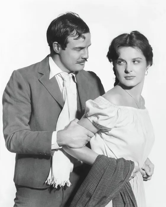 Framed Print : VIVA ZAPATA!, Marlon Brando, Jean Peters, 1952. TM & Copyright (c) 20th Century Fox Film Corp. All rights reserved