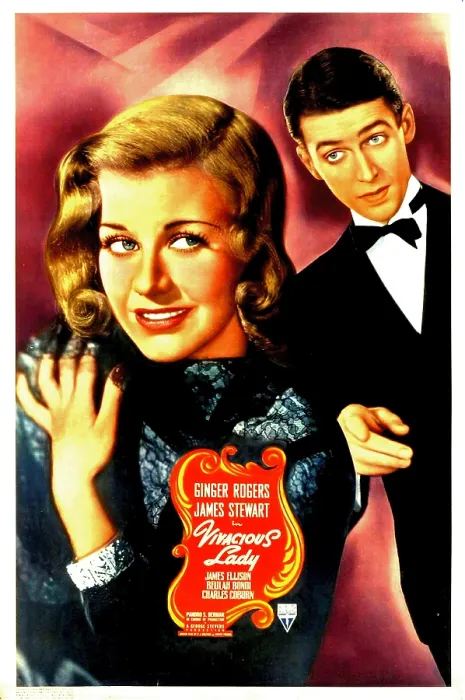 Framed Print : VIVACIOUS LADY, from left: Ginger Rogers, James Stewart, 1938