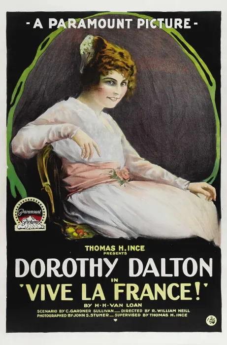Framed Print : VIVE LA FRANCE, Dorothy Dalton, 1918 Framed Print : VIVE LA FRANCE, Dorothy Dalton, 1918