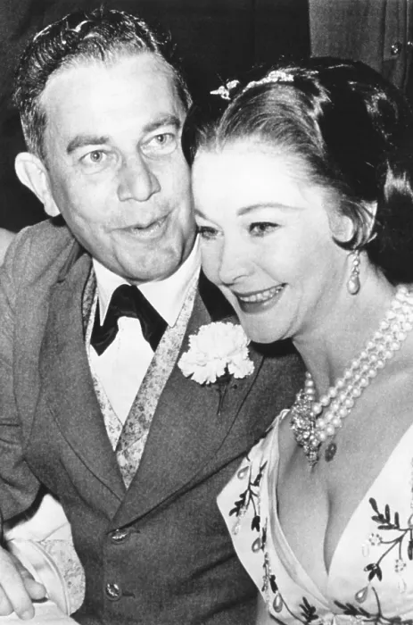 Framed Print : Vivien Leigh with Governor Ernest Vandiver at a Civil War Centennial Ball in Atlanta, Georgia. March 9, 1961
