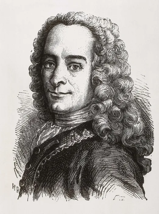 Framed Print : VOLTAIRE, Franois-Marie Arouet, also known as (1694-1778). Engraving. AISA / Everett Collection**US SALES ONLY** Framed Print : VOLTAIRE, Franois-Marie Arouet, also known as (1694-1778). Engraving. AISA / Everett Collection**US SALES ONLY**