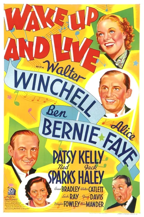 Framed Print : WAKE UP AND LIVE, left from top: Ben Bernie, Patsy Kelly, right from top: Alice Faye, Walter Winchell, Ned Sparks, 1937, TM and Copyright 20th Century Fox Film Corp Framed Print : WAKE UP AND LIVE, left from top: Ben Bernie, Patsy Kelly, right from top: Alice Faye, Walter Winchell, Ned Sparks, 1937, TM and Copyright 20th Century Fox Film Corp
