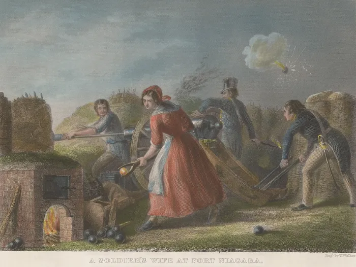 Framed Print : War of 1812, bombardment of British Fort George, Nov. 1812