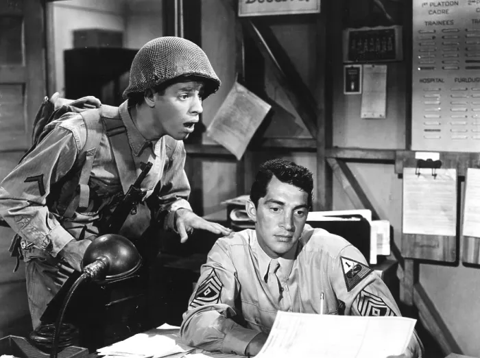 Framed Print : AT WAR WITH THE ARMY, Jerry Lewis, Dean Martin, 1950