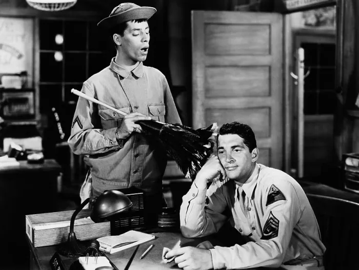 Framed Print : AT WAR WITH THE ARMY, Jerry Lewis, Dean Martin, 1950