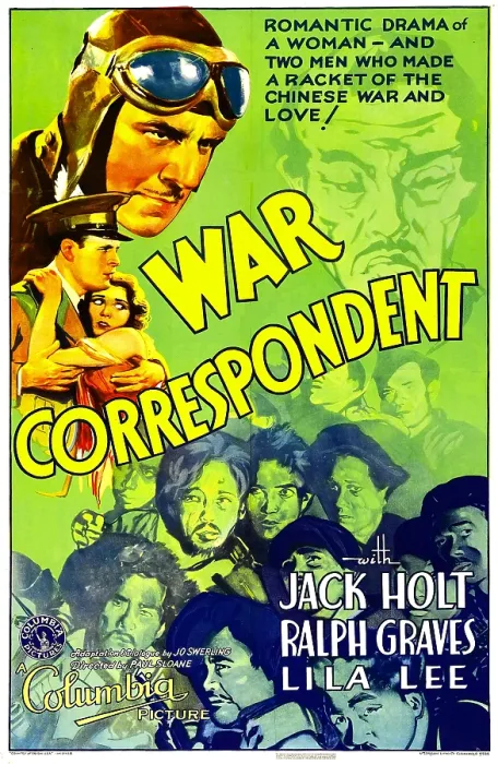 Framed Print : WAR CORRESPONDENT, top left: Jack Holt, 1932