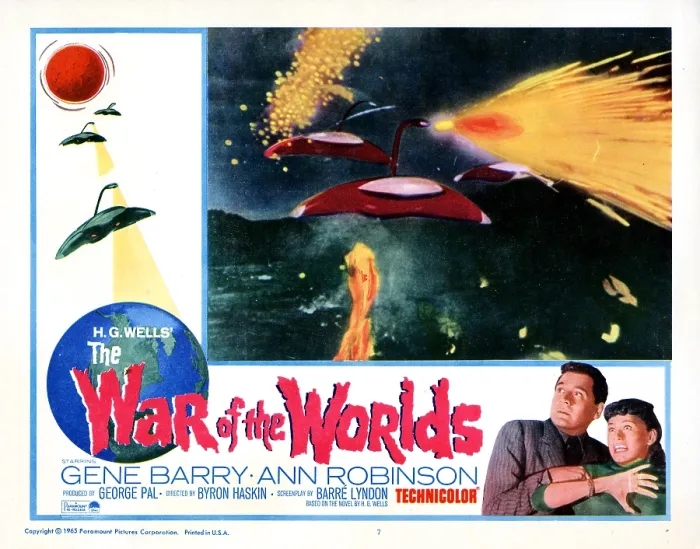 Framed Print : THE WAR OF THE WORLDS, Gene Barry, Anne Robinson, 1953