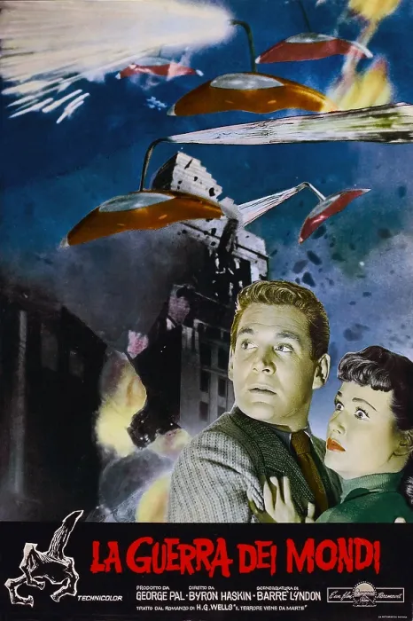 Framed Print : THE WAR OF THE WORLDS, left to right: Gene Barry, Ann Robinson, 1953