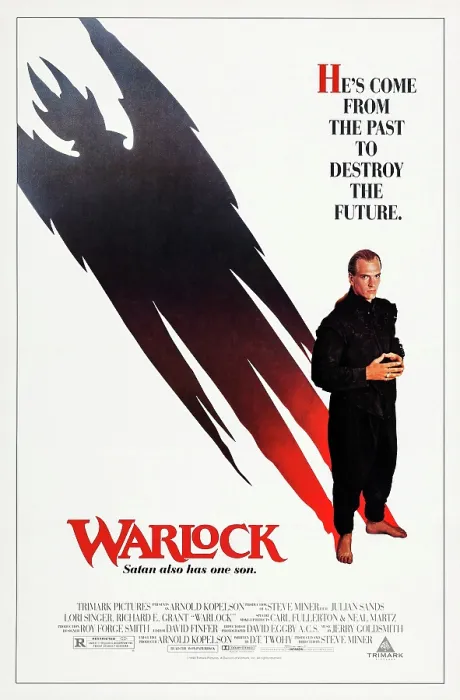 Framed Print : WARLOCK, US poster, Julian Sands, 1989, Trimark / courtesy Everett Collection