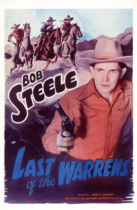 Framed Print : LAST OF THE WARRENS, US poster art, Bob Steele, 1936