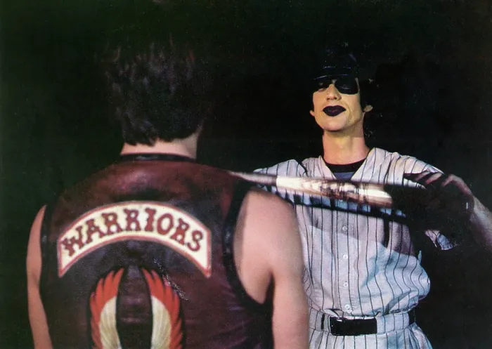 Framed Print : THE WARRIORS, James Remar (back to camera), 1979. (c)Paramount. Courtesy: Everett Collection Framed Print : THE WARRIORS, James Remar (back to camera), 1979. (c)Paramount. Courtesy: Everett Collection