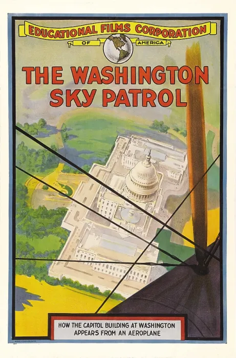 Framed Print : WASHINGTON SKY PATROL, 1918