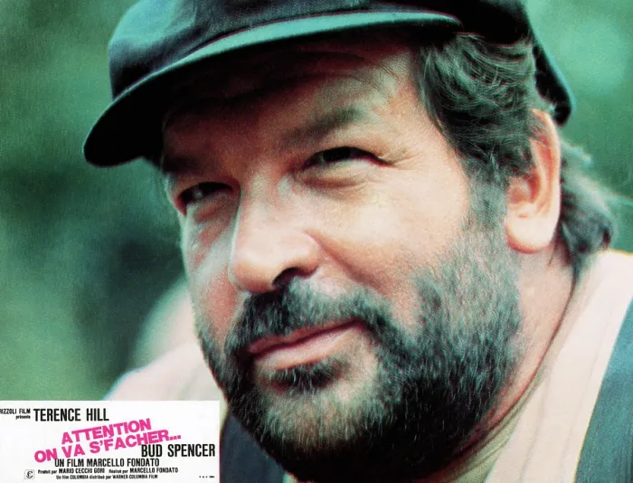 Framed Print : WATCH OUT, WE'RE MAD, (aka ALTRIMENTI CI ARRABBIAMO, aka ATTENTION ON VA S'FACHER...), Bud Spencer, 1974