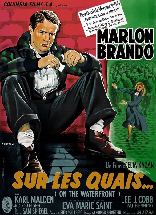 Framed Print : ON THE WATERFRONT, Marlon Brando, 1954 Framed Print : ON THE WATERFRONT, Marlon Brando, 1954