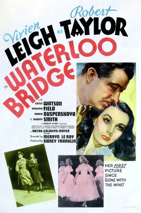 Framed Print : WATERLOO BRIDGE, right from top: Robert Taylor, Vivien Leigh on Australian poster, 1940 Framed Print : WATERLOO BRIDGE, right from top: Robert Taylor, Vivien Leigh on Australian poster, 1940
