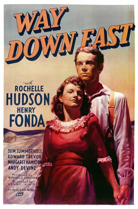 Framed Print : WAY DOWN EAST, US poster art, Rochelle Hudson, Henry Fonda, 1935, TM and copyright 20th Century- Fox Film Corp. All rights reserved  /  Courtesy: Everett Collection
