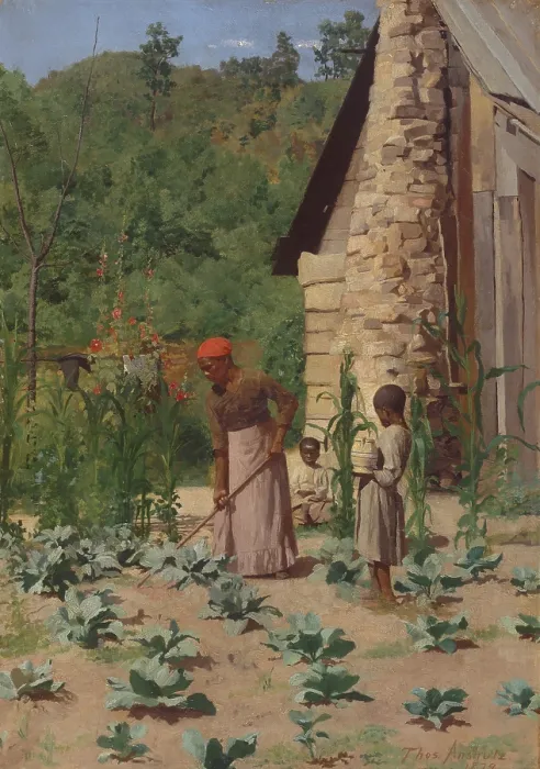 Framed Print : THE WAY THEY LIVE, by Thomas Anshutz, 1879, American painting, oil on canvas Framed Print : THE WAY THEY LIVE, by Thomas Anshutz, 1879, American painting, oil on canvas