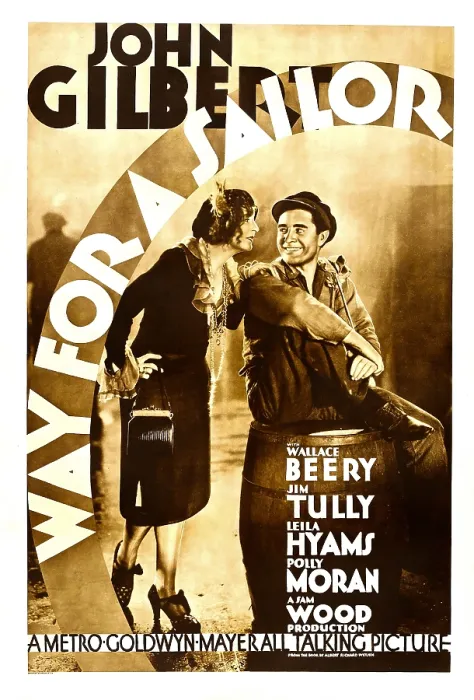 Framed Print : WAY FOR A SAILOR, right: John Gilbert, 1930