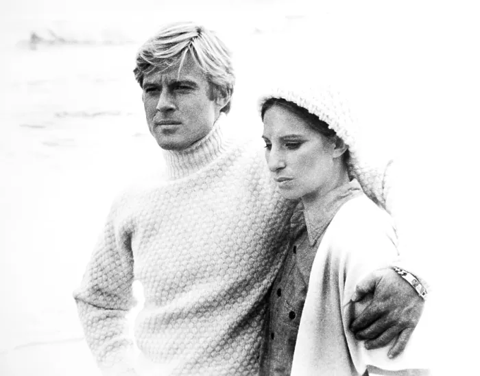 Framed Print : THE WAY WE WERE, from left, Robert Redford, Barbra Streisand, 1973