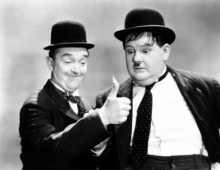 Framed Print : WAY OUT WEST, Stan Laurel, Oliver Hardy [Laurel and Hardy], 1937