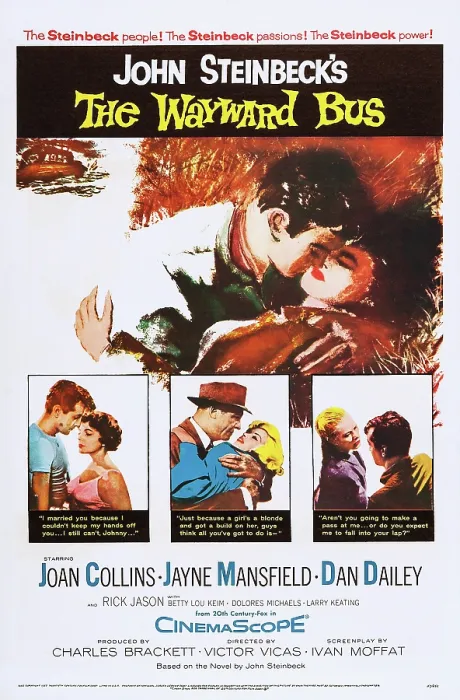 Framed Print : THE WAYWARD BUS, US poster art, 1957. TM and Copyright 20th Century-Fox Film Corp. All Rights Reserved / courtesy Everett Collection
