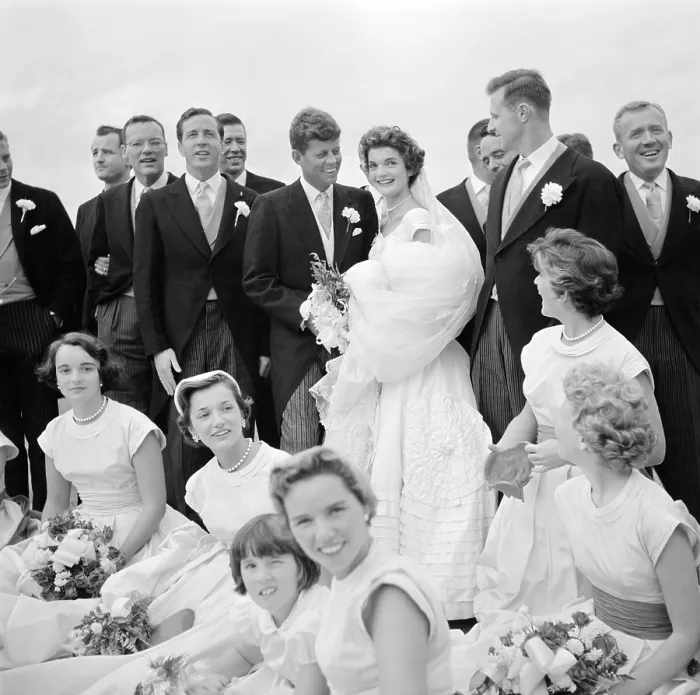 Framed Print : Wedding of Jackie Bouvier Kennedy and John F. Kennedy, Sept. 23, 1953 Framed Print : Wedding of Jackie Bouvier Kennedy and John F. Kennedy, Sept. 23, 1953