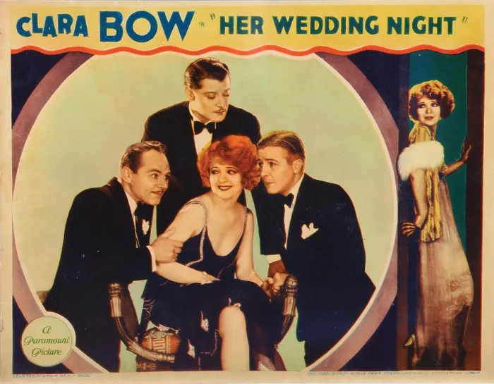 Framed Print : HER WEDDING NIGHT, inset clockwise from left: Charles Ruggles, Ralph Forbes, Richard Skeets Gallagher, Clara Bow, far right: Clara Bow on lobbycard, 1930 Framed Print : HER WEDDING NIGHT, inset clockwise from left: Charles Ruggles, Ralph Forbes, Richard Skeets Gallagher, Clara Bow, far right: Clara Bow on lobbycard, 1930