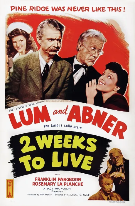 Framed Print : TWO WEEKS TO LIVE, (aka 2 WEEKS TO LIVE), US poster art, top from left: Rosemary La Planche, Chester Lauck, Norris Goff, Kay Linaker; bottom right: Chester Lauck, Norris Goff Framed Print : TWO WEEKS TO LIVE, (aka 2 WEEKS TO LIVE), US poster art, top from left: Rosemary La Planche, Chester Lauck, Norris Goff, Kay Linaker; bottom right: Chester Lauck, Norris Goff