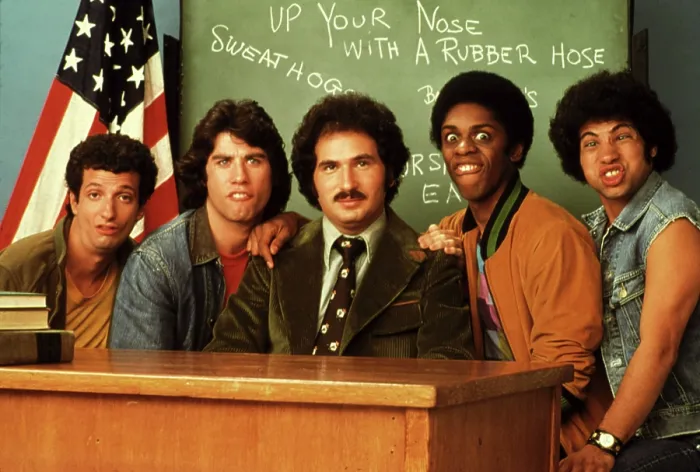 Framed Print : WELCOME BACK, KOTTER, Ron Palillo, John Travolta, Gabe Kaplan, Lawrence Hilton-Jacobs, Robert Hegyes, 1975-1979 Framed Print : WELCOME BACK, KOTTER, Ron Palillo, John Travolta, Gabe Kaplan, Lawrence Hilton-Jacobs, Robert Hegyes, 1975-1979