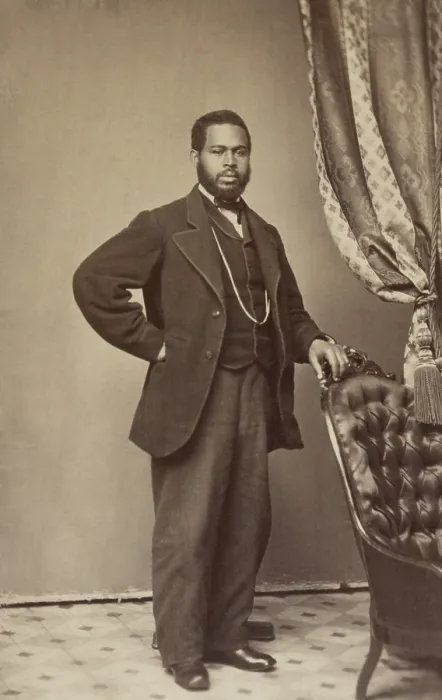 Framed Print : Well-dressed African American man photographed by Benjamin F. Reimer in Philadelphia, c. 1855-1860
