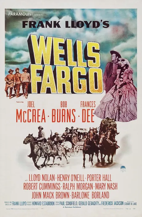 Framed Print : WELLS FARGO, US poster art, right: Joel McCrea, Frances Dee, 1937