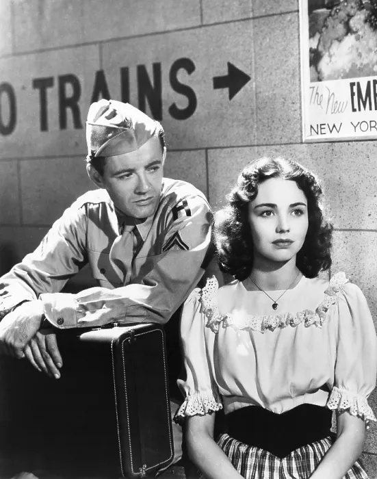 Framed Print : SINCE YOU WENT AWAY, from left, Robert Walker, Jennifer Jones, 1944