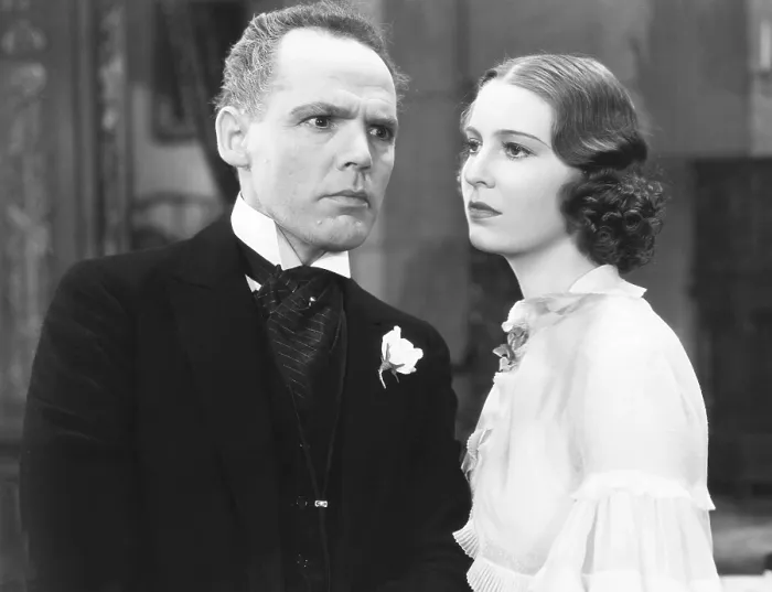Framed Print : WEREWOLF OF LONDON, from left: Henry Hull, Valerie Hobson, 1935