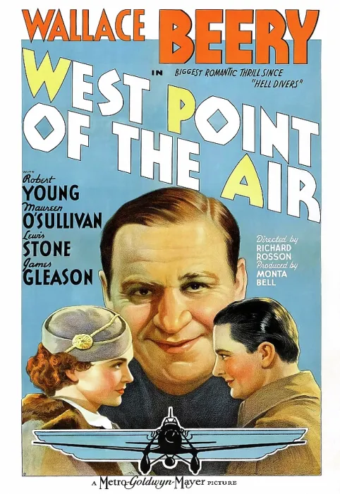 Framed Print : WEST POINT OF THE AIR, from left: Maureen O'Sullivan, Wallace Beery, Robert Young, 1935 Framed Print : WEST POINT OF THE AIR, from left: Maureen O'Sullivan, Wallace Beery, Robert Young, 1935