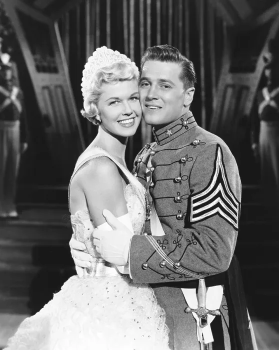 Framed Print : THE WEST POINT STORY, from left, Doris Day, Gordon MacRae, 1950