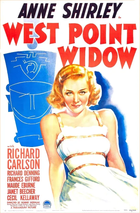 Framed Print : WEST POINT WIDOW, US poster, Anne Shirley, 1941