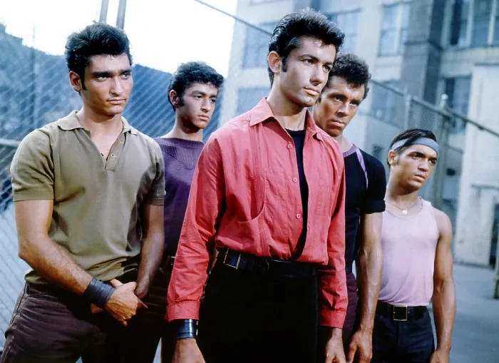 Framed Print : WEST SIDE STORY, George Chakiris (front), 1961