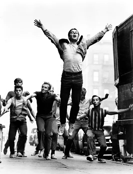 Framed Print : WEST SIDE STORY, Russ Tamblyn, (top), 1961