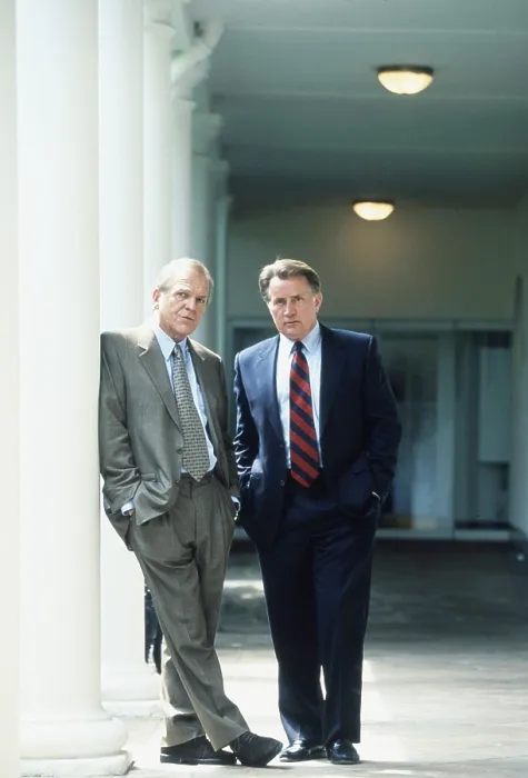 Framed Print : THE WEST WING, from left: John Spencer, Martin Sheen, (2000) 1999-2006 Framed Print : THE WEST WING, from left: John Spencer, Martin Sheen, (2000) 1999-2006