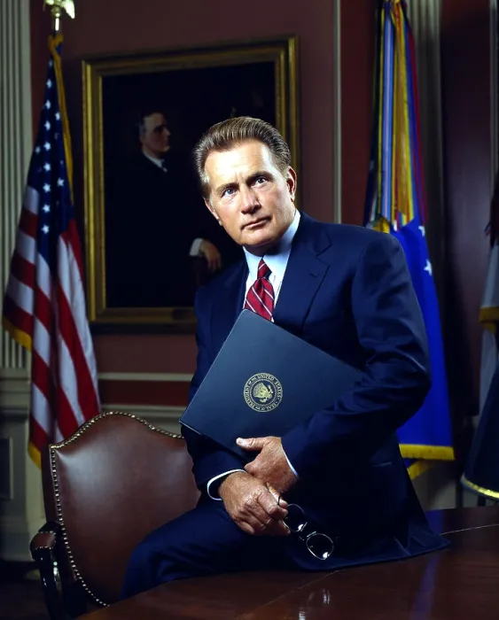 Framed Print : THE WEST WING, Martin Sheen, (Season 4), 1999
